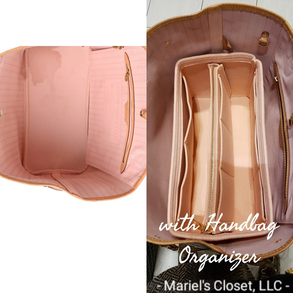 Louis Vuitton Damier Azur Canvas Tote with Natural Vachetta Trim - Picture 6 of 11